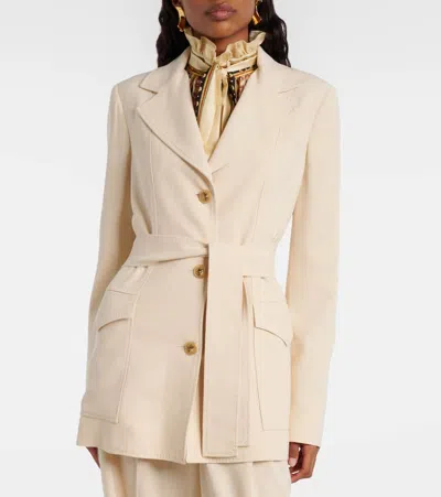 Etro Safari Blazer In Neutral