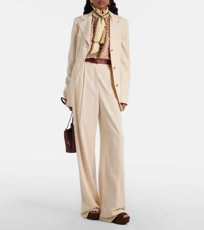 Etro Safari Blazer In Neutral