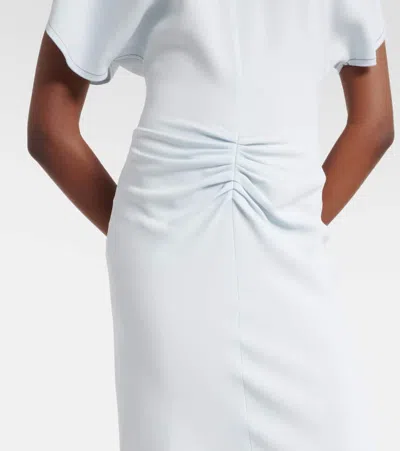 Victoria Beckham Pleated Dress In White