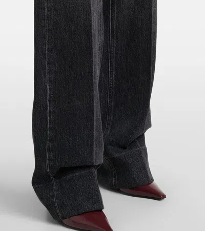 Dolce & Gabbana High-rise Flared Jeans In Black