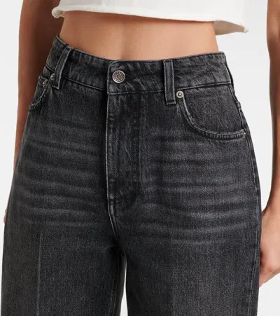 Dolce & Gabbana High-rise Flared Jeans In Black