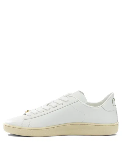 Valentino Garavani Premium Leather High-top Sneaker For Men In White