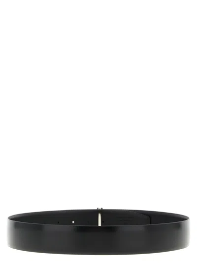 Tom Ford Shiny Leather Belt Belts Black In Black