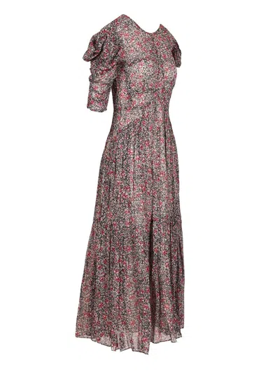 Isabel Marant Étoile Sichellia-gb Dresses Violet In Transparent