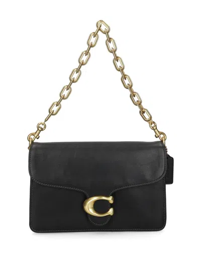 Coach Tabby Chain Leather Shoulder Bag In Pattern