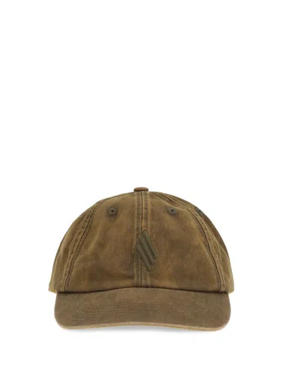 Attico Baseball Cap Curved Brim Six Panel Structure In Brown