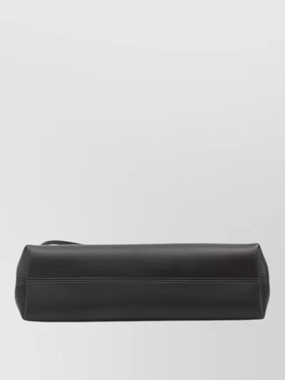 Jacquemus Rectangular Silhouette Clutch Bag With Top Handle In Blue