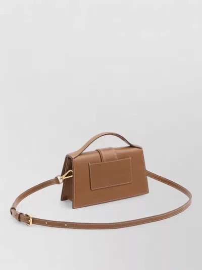 Jacquemus Le Grand Bambino Leather Crossbody Bag In Animal Print