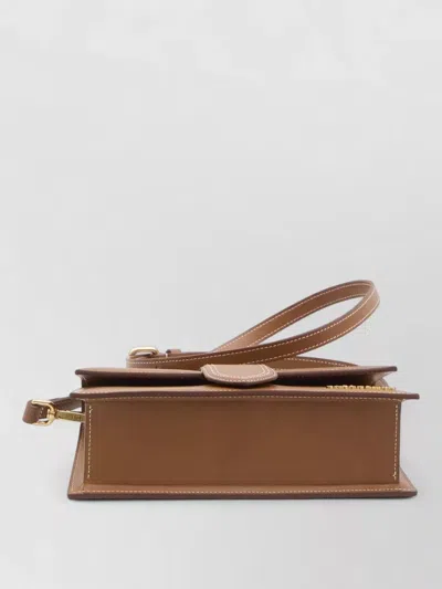Jacquemus Le Grand Bambino Leather Crossbody Bag In Animal Print