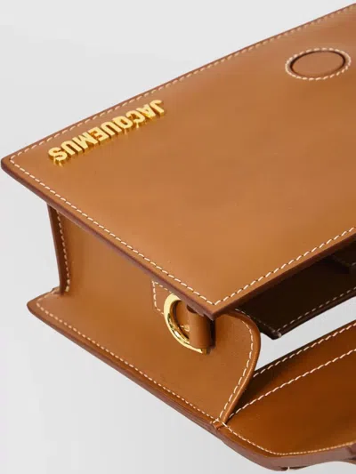 Jacquemus Le Grand Bambino Leather Crossbody Bag In Animal Print
