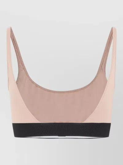 Tom Ford Modal Bra Scoop Neckline Elastic Underband In Pink