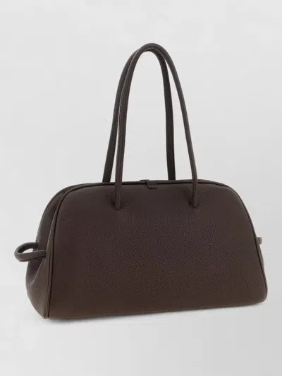 Jacquemus Le Turismo Shoulder Bag Knotted Detail Leather In Purple