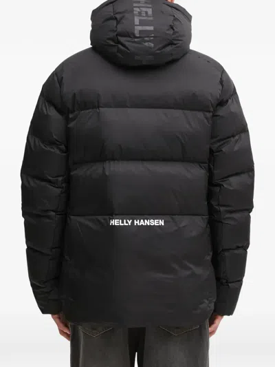Helly Hansen Zip Puffer Jacket In Black