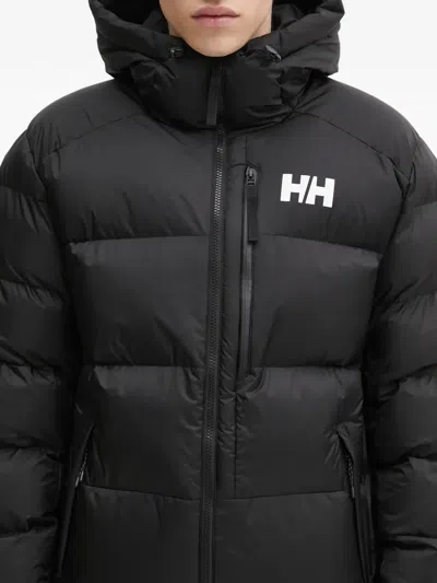 Helly Hansen Zip Puffer Jacket In Black