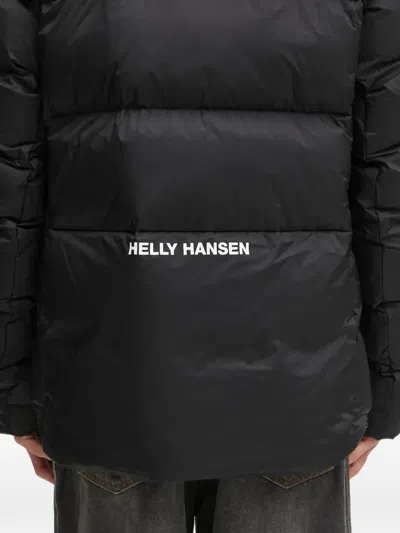 Helly Hansen Zip Puffer Jacket In Black