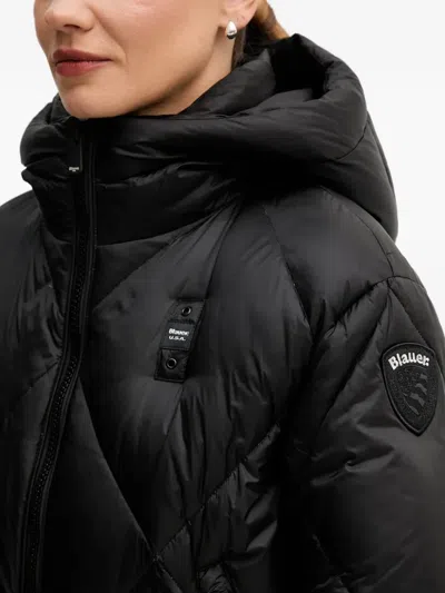 Blauer Hooded Quilted Jacket In Multi