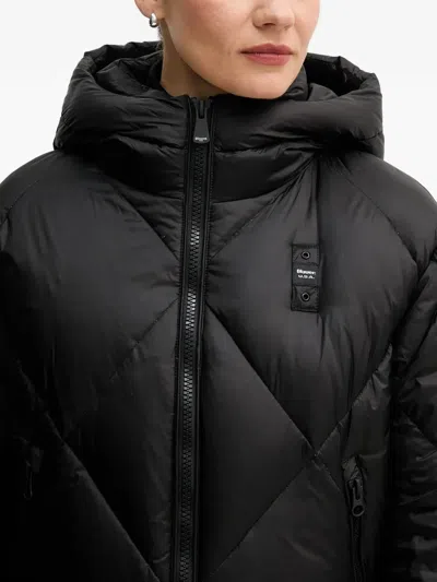 Blauer Hooded Quilted Jacket In Multi