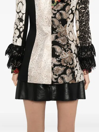 Alice And Olivia Faie Blazer In Pattern