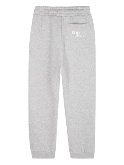 Kenzo Elasticated Track Pants In Gray