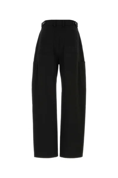 Givenchy Men Black Cotton Cargo Pant In Animal Print