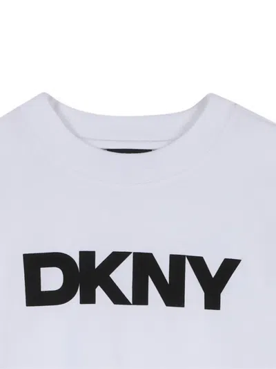 Dkny Logo-print T-shirt In White