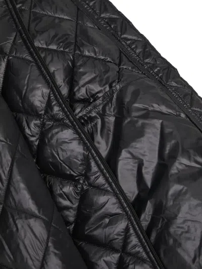 Helly Hansen Quilted Hooded Jacket In Black
