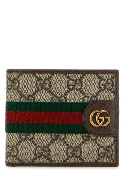 Gucci Icon Bi Fold Wallet And Cardholder In Gray
