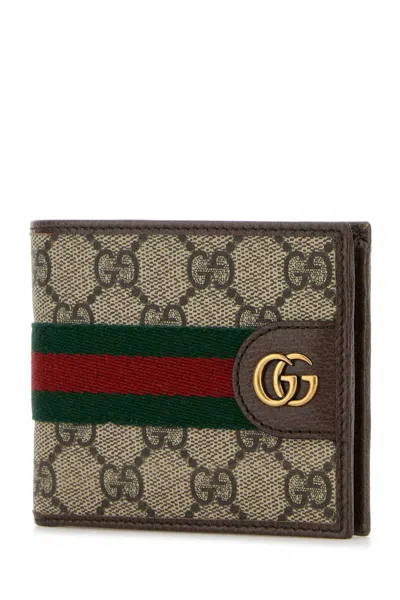 Gucci Icon Bi Fold Wallet And Cardholder In Gray