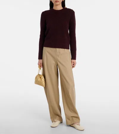 Bottega Veneta Lagoon Nappa Leather Knotted Mary Jane Ballerina Mules In White