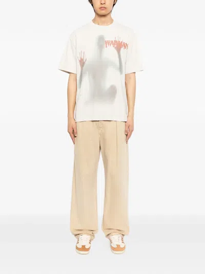 Warman Graphic-print T-shirt In Neutral