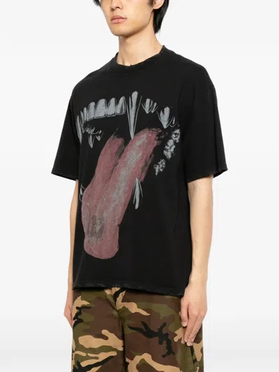 Warman Graphic-print T-shirt In Black