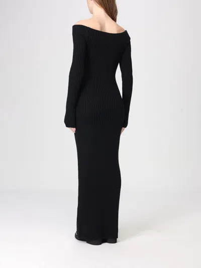 Max Mara Maxmara Arnes1234 Wool And Cashmere Sheath Dress In Black