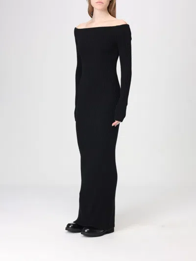 Max Mara Maxmara Arnes1234 Wool And Cashmere Sheath Dress In Black