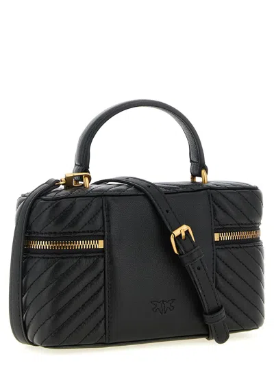 Pinko Vanity Case Classic Handbag In Black