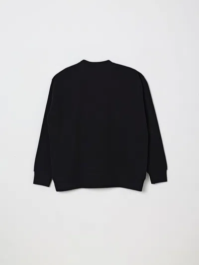 Dsquared2 Slouch Leaf-graphic Sweatshirt In Black