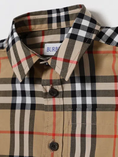 衬衫 BURBERRY 儿童 颜色 米色