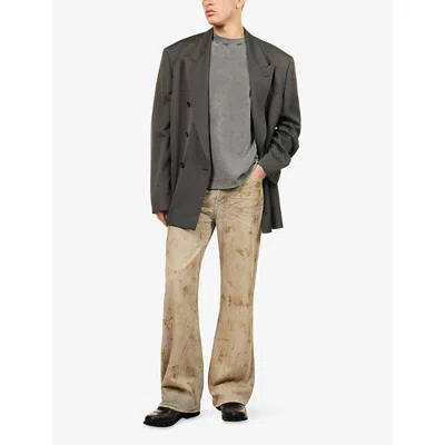Acne Studios Grey Cotton Clothing T-shirts And Polos In Gray