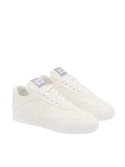 Chloé Woman Sneakers White Size 8 Leather In White