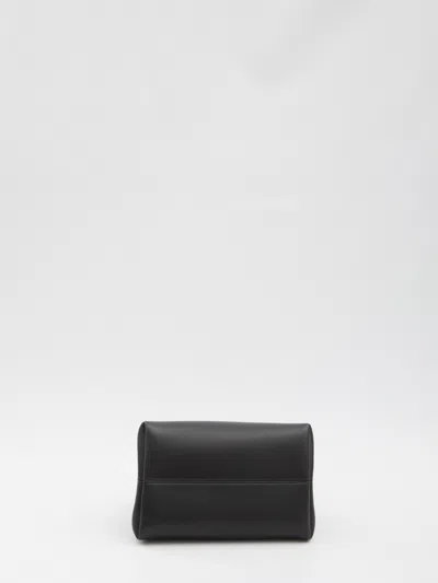 Jacquemus Le Berlingot Black Crossbody Bag With Removable Strap In Leather For Women