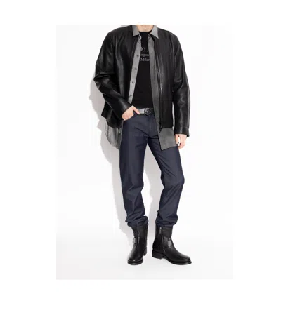 Dsquared2 Harley Buckle Ankle Boots In Black