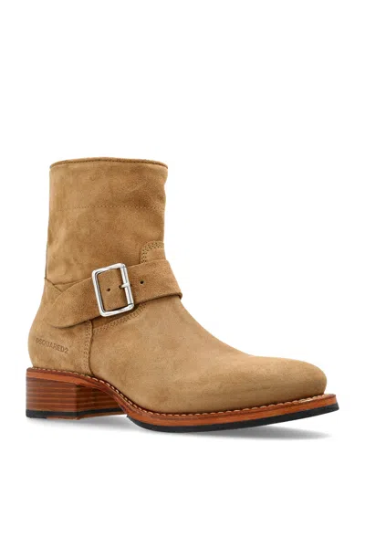 Dsquared2 Harley Ankle Boots In Brown