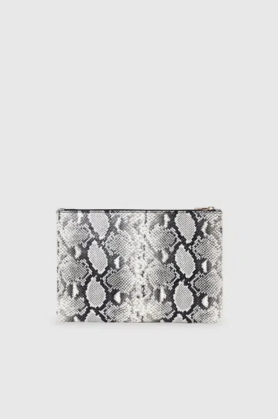 Anine Bing Elly Large Pouch In Animal Print