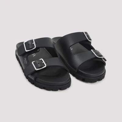 Prada Sandalen Mit Schnallenriemen In Black