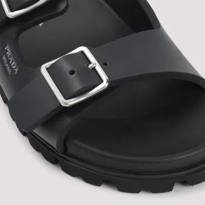 Prada Sandalen Mit Schnallenriemen In Black