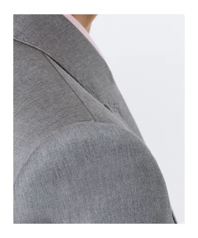Max Mara Double-breasted Wool Twill Blazer In Black