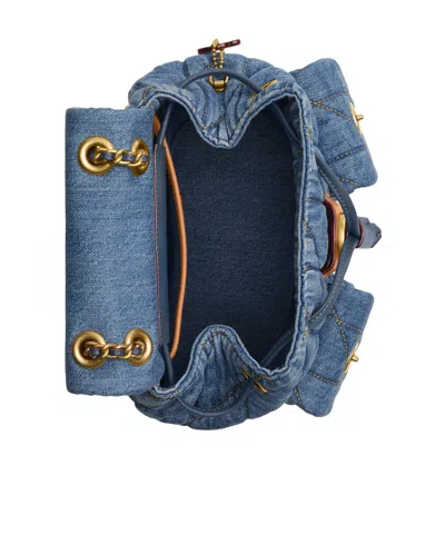 Coach Tabby Quilted Backpack In Green