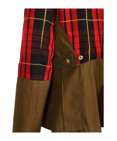Alexander Mcqueen Mcqueen Deconstructed Tartan Ripstop Jacket In Multi