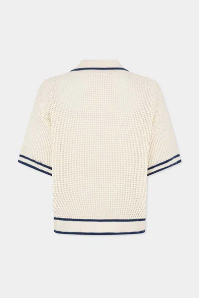 Dsquared2 Dsquared Men Polo With Logo In Neutral