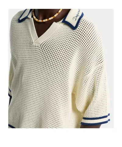 Dsquared2 Dsquared Men Polo With Logo In Neutral