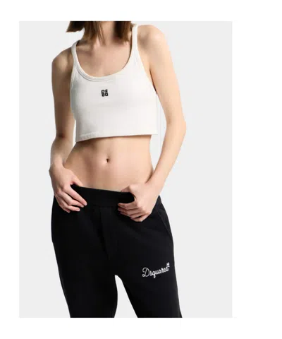 Dsquared2 Logo Pattern Vest In White